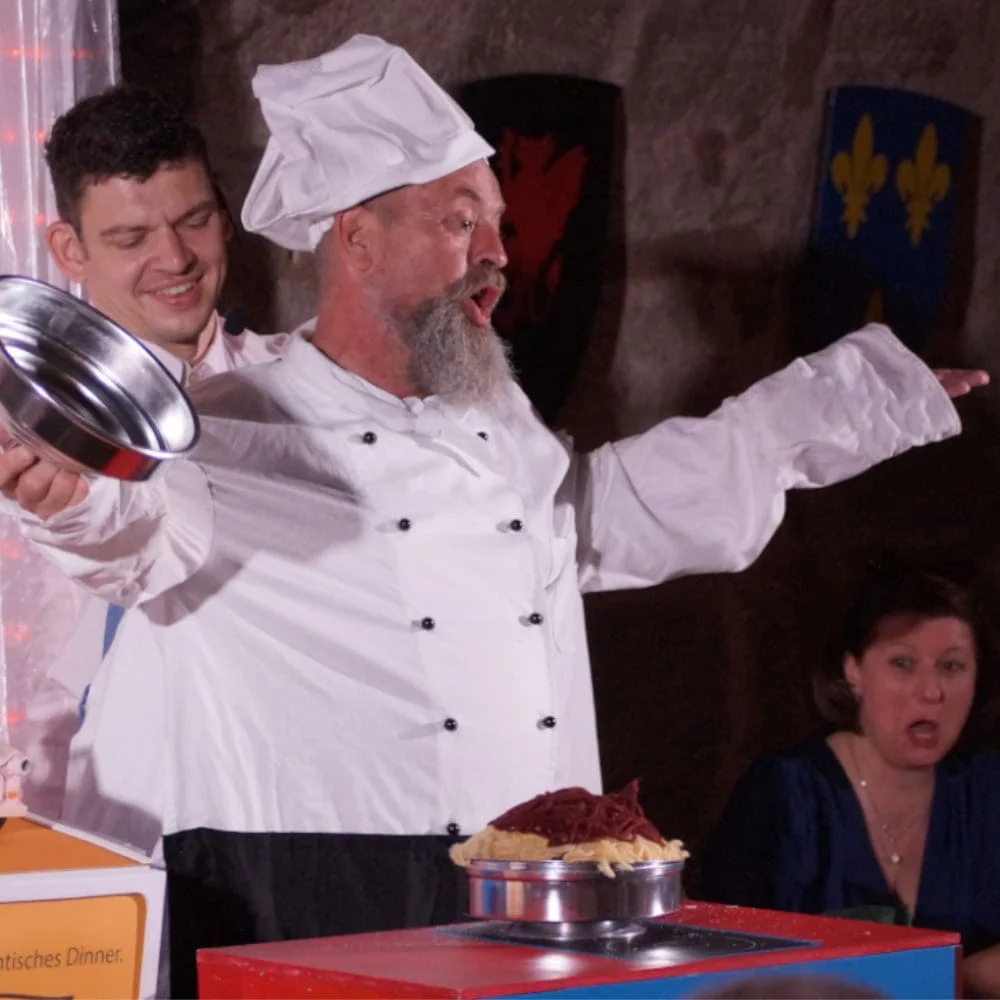 Das Publikum wird in die Show miteinbezogen.